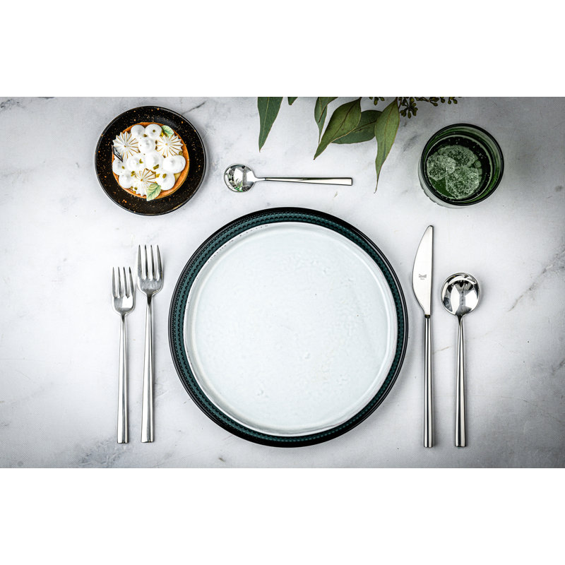 Luxury Mepra Movida 5-Piece Polished Stainless Steel Flatware Set