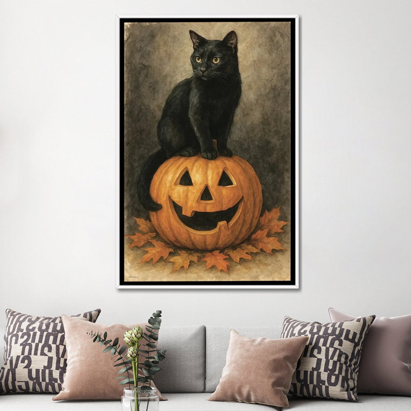 Salem's Jack-o'-lantern by Anthony Smith - Gallery-Wrapped Canvas Giclée on Canvas, 152.4 cm H x 101.6 cm W x 4.445 cm D