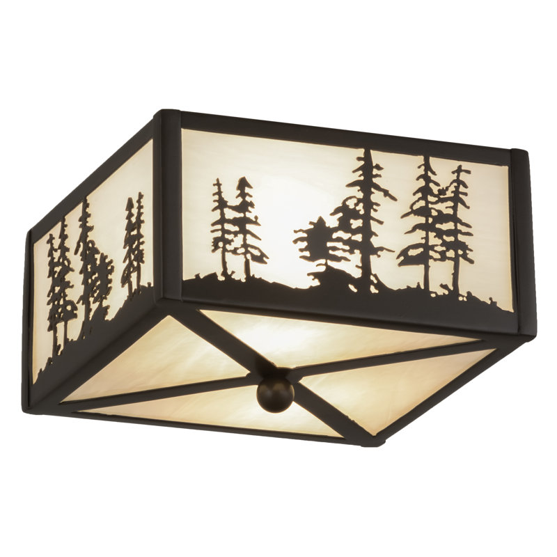 Tall Pines 2 - Light Semi Flush Mount