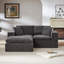 Canapé modulaire à compression en chenille avec rembourrage en éponge Jorza-129228558-129228560