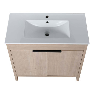 35.9'' Single Bathroom Vanity with Sink