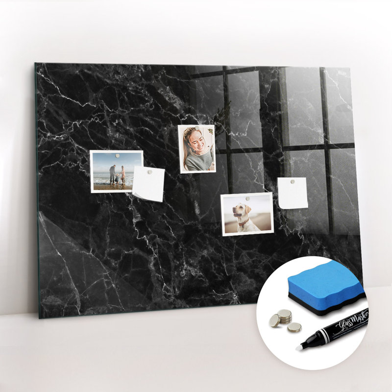 Magnetic Glass Photo Memo Board
