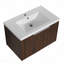 Meuble-lavabo à fermeture en douceur avec lavabo, 30 pouces pour petite salle de bain, 30 X 18-00630Caw (Kd-Packing)