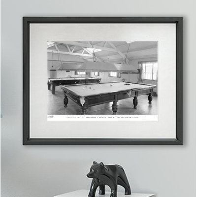 Croyde, Nalgo Holiday Centre, The Billiard Room C1960 - Single Picture Frame Print