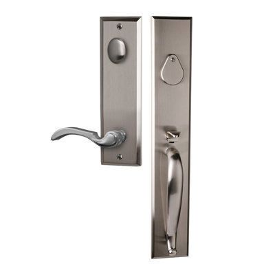 Ensemble de poignées factices Charleston Bravura 980G-903 avec levier Sable en nickel satiné - L