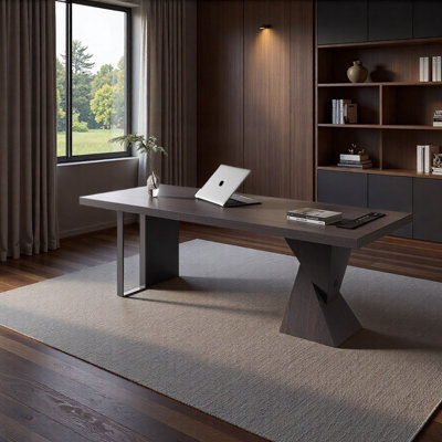 Italian Minimalist Solid Wood Desk