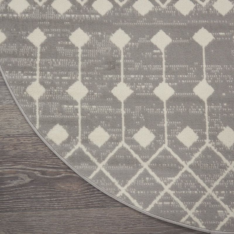 Vigue Geometric Indoor Rug, Round 5'3"