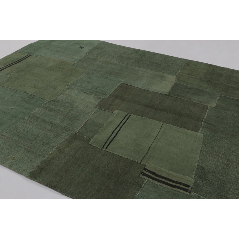 One-of-a-Kind 7'10"x9'9" Flatweave Area Rug