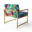 Vibrant Vines I - Upholstered Abstract Accent Side Chair-133020696