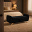 Banc de lit coffre moderne en velours côtelé avec pieds en bois massif, assise relevable multifonctionnelle avec compartiment de rangement dissimulé, soutien à ressorts sinueux, coussin en mousse à haute résilience-605244450-605244460