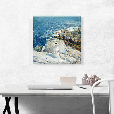 " The South Ledges Appledore 1913 " by Childe Hassam Painting Print