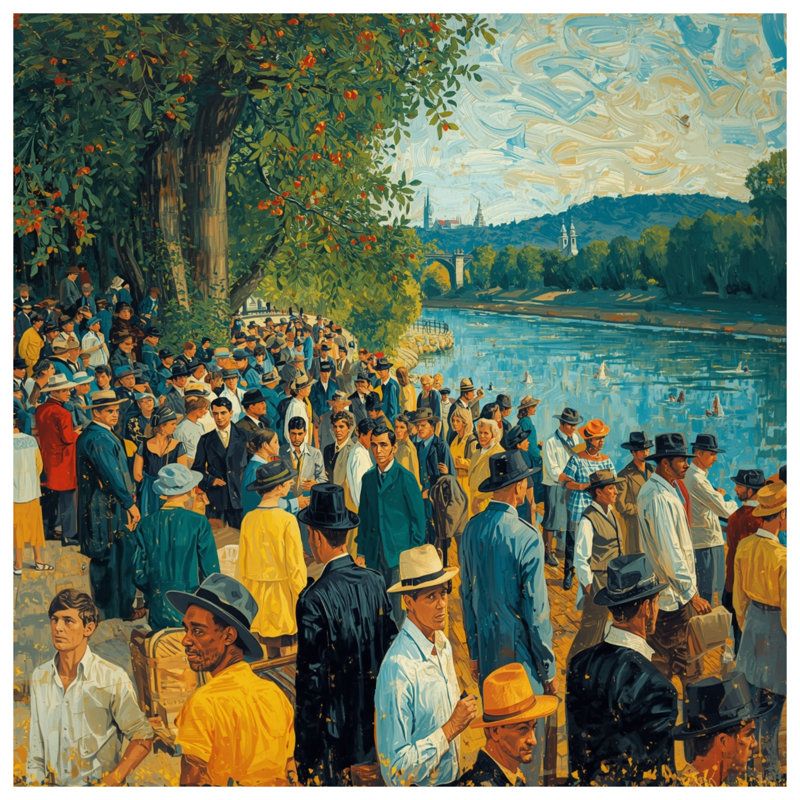 Housses de couette Crowd By Riverside, Twin