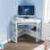 Corner Metal Base Computer Desk