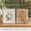 Ensemble de 2 cadres photo en bois blanc 5" x 7"-117482325