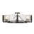 Caisa Glass Semi Flush Mount