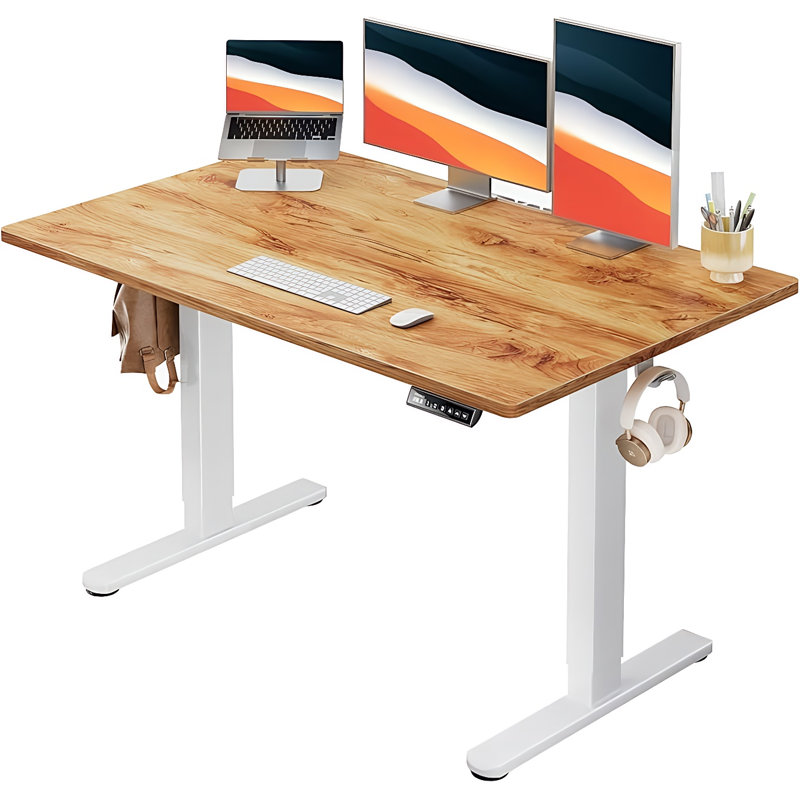 Bureau réglable en hauteur à hauteur réglable