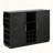 U-Style Counter Height Table with Foldable Top, Power Outlet, and Wine Rack-1959419383