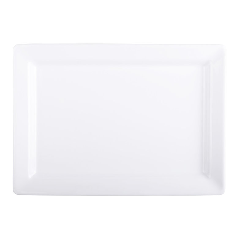 Elite Global Solutions Vogue Melamine Platter, 1.12" H x 8.25" W x 8.25" D