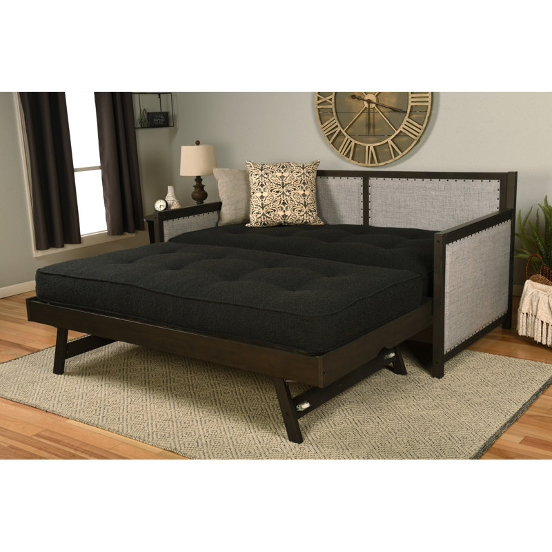 Corena Daybed in Graystone Finish includes Pop Up Trundle