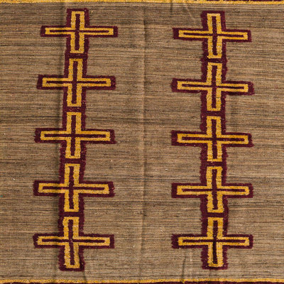 Tapis décoratif multicolore à motif abstrait