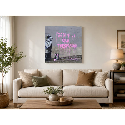 «Forgive Our Trespassing Angle», reproduction d'art sur toile - art mural sur toile