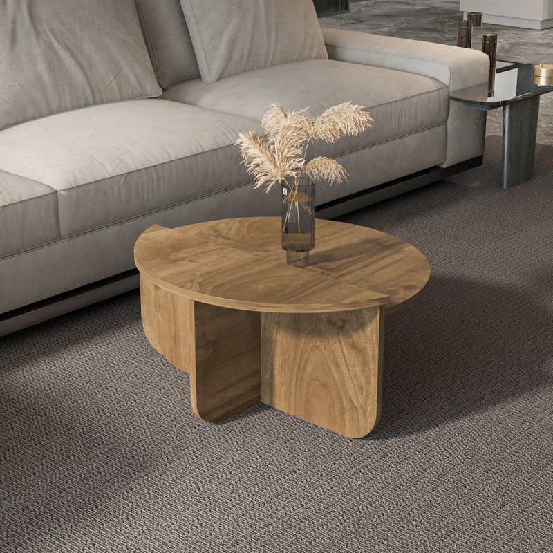 Alves 68cm W Coffee Table, Brown