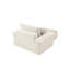 Fauteuil d'appoint surdimensionné 47 po avec repose-pieds en velours côtelé pour salon-129846065