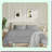 Dark Gray Cotton Down Alternative Duvet Insert - Lightweight & Fluffy Comforter - All Season Quilted with Breathable Softness & 4 Corner Tabs