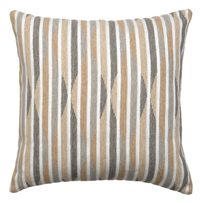Elements Striped InsideOut® Outdoor Reversible Throw Pillow