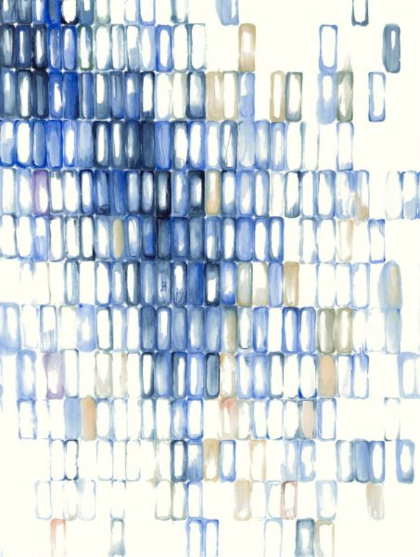Gradation I par Sara Brown - impression, H 40 po x l 30 po, Image au pinceau gel