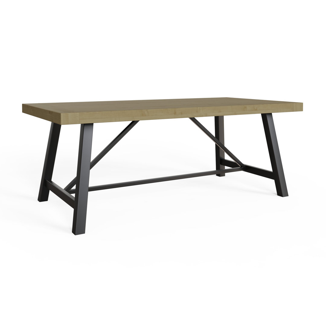 Beltway Extendable Trestle Dining Table brown,gray,green,white