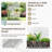 Raised Garden Bed with Trellis on Wheels – Durable Metal Planter Box with Vertical Growing Support for Patio, Balcony & Outdoor Gardens-113548696-113548699
