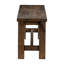 Banc de salle à manger en bois massif 52 po x 13 po, brun transitionnel classique, 52 po x 18 po