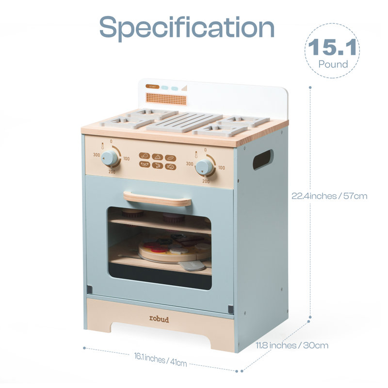 Ensemble de cuisine en bois, ensemble de four en bois, ensemble de cuisine pour tout-petits