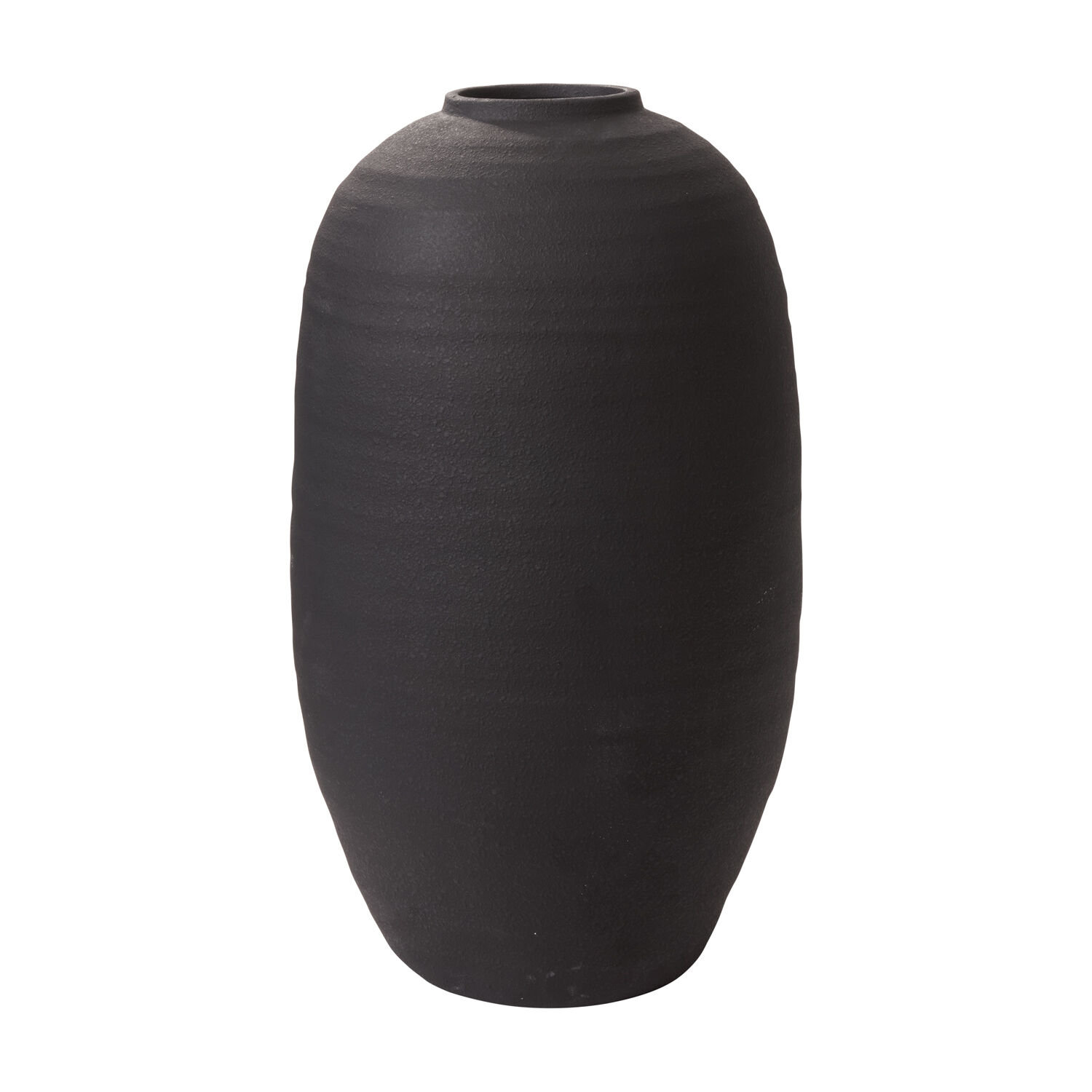 Konos Vase 16"x 28", Black