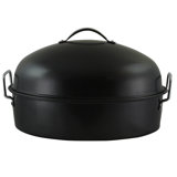 Gibson Kenmar 16 in. Carbon Steel Roasting Pan