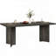 Table de salle à manger 63 "pour 4-6 personnes - gris foncé-1735065826