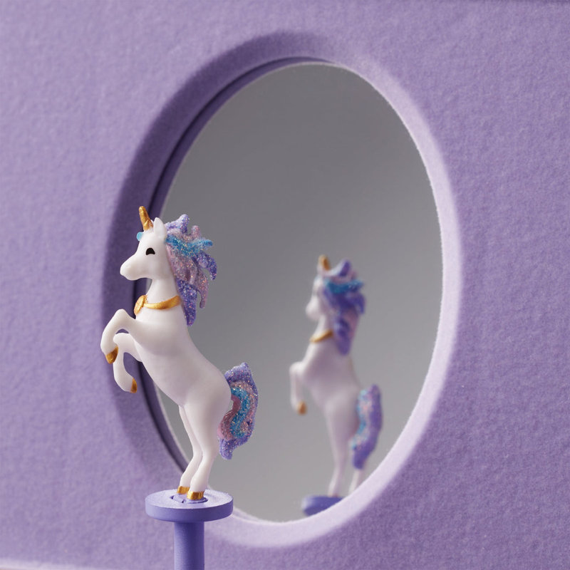 Childhood Memories Musical Ballerina Jewelry Box, Metallic