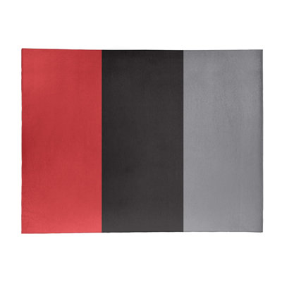 Tapis rouge à rayures de hockey national