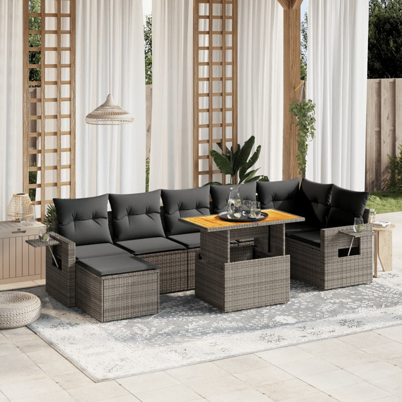 Ensemble de canapé de jardin Vidaxl