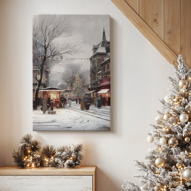 Chalk Promise of Pines-Premium Gallery Wrapped Canvas, 27" H x 18" W