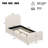 Upholstered Bed Frame With Headboard-1455405326