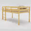 Loft Bed Low Loft Beds with Ladder-1782366158