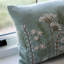 Animal Print Blue Square Cushion