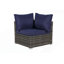 Ensemble de canapé modulaire d'extérieur avec coussins lavables et fabrication robuste-508830157