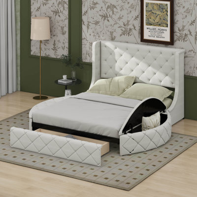 Arenberg Upholstered Queen Storage Bed