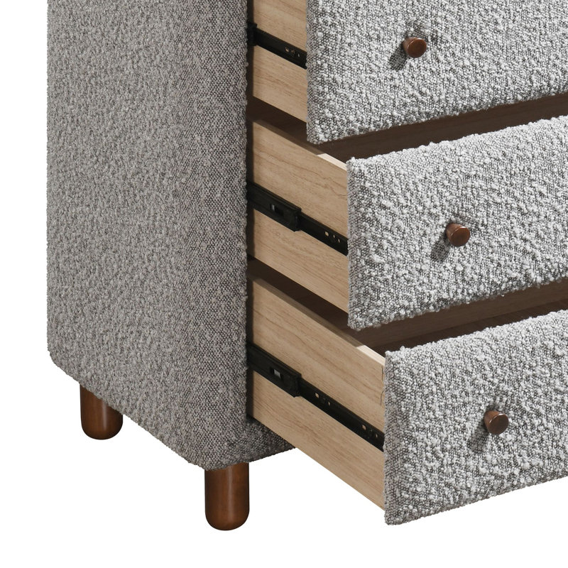 Chest, Gray Boucle
