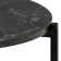Lamoine Round Side Table in Matt Black