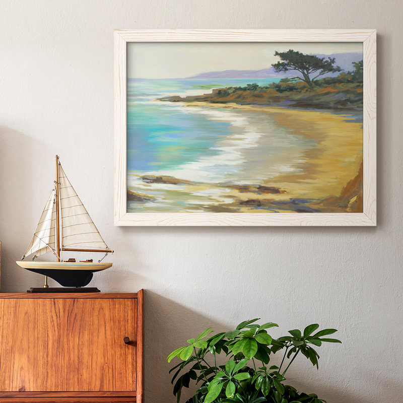 " Rocky Point ", White, 26" H x 38" W x 1.5" D
