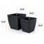 Paquet de 2 pots de fleurs à arrosage automatique-674024638